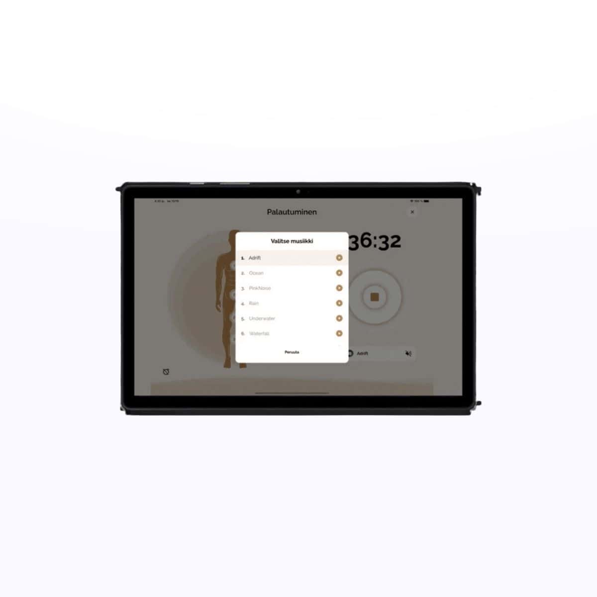 Neurosonic tabletti musta, sopii pöytäjalustaan